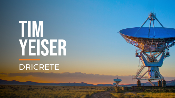 Tim Yeiser of Dricrete